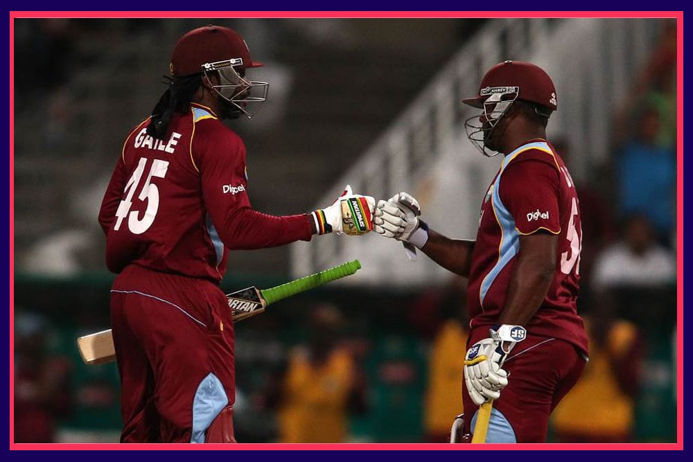 Chris Gayle and DS Smith