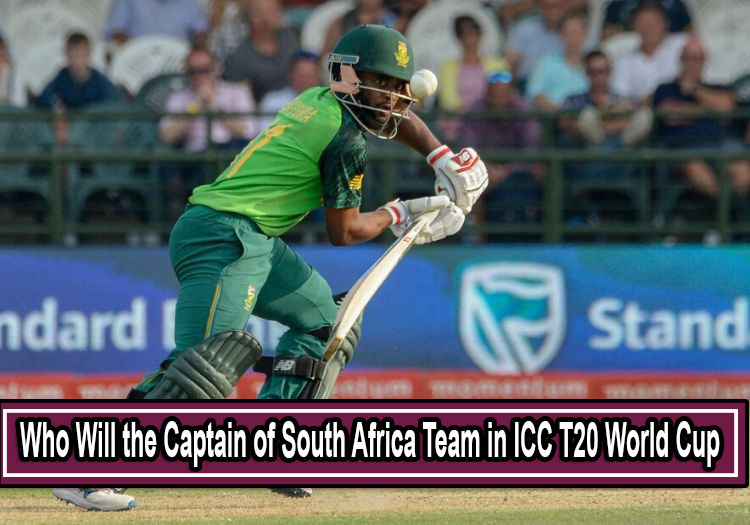 Captain of South Africa Team in ICC Men’s T20 World Cup