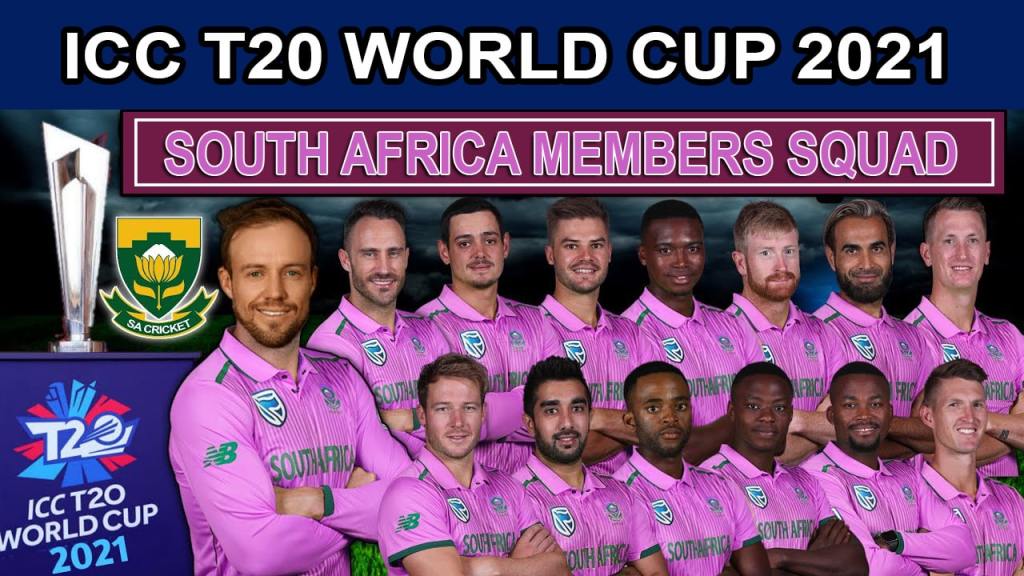 South Africa Team Squad for ICC T20 World Cup 2021 Players List