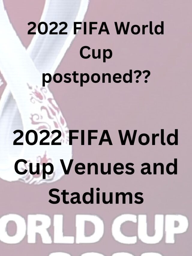 2022 FIFA World Cup postponed